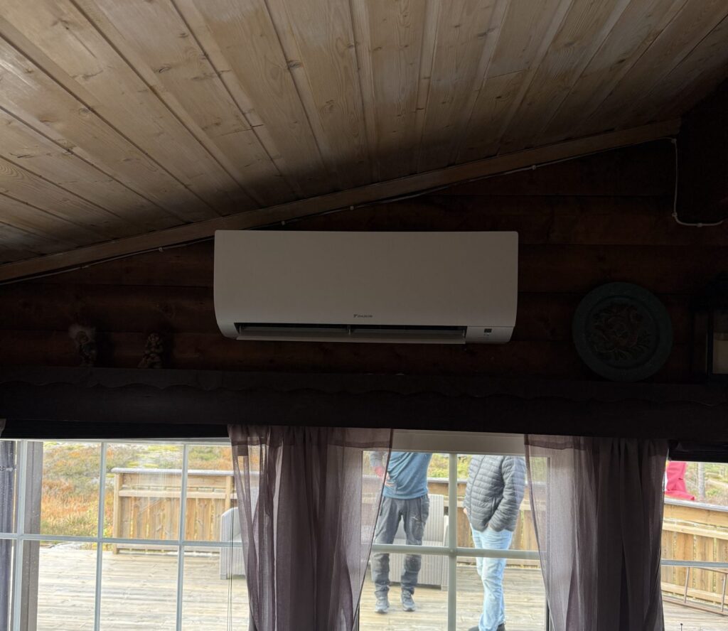 Daikin innedel på hytte i Åseral