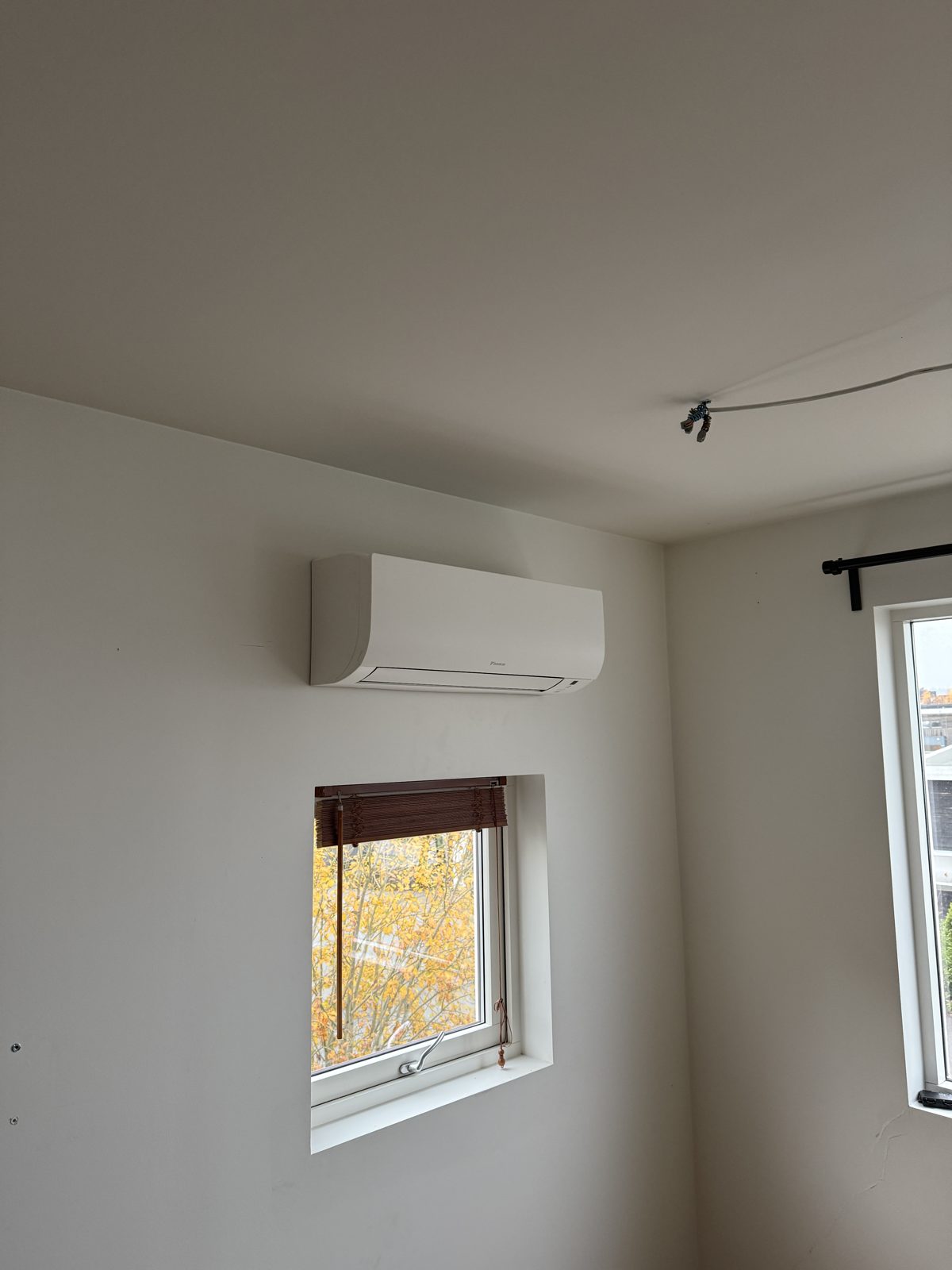 Daikin innedel montert på soverom i Kristiansand